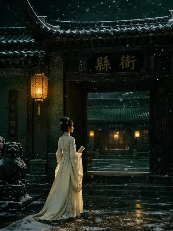 短剧《古墓春猎记》海报封面，古装题材，共100集
